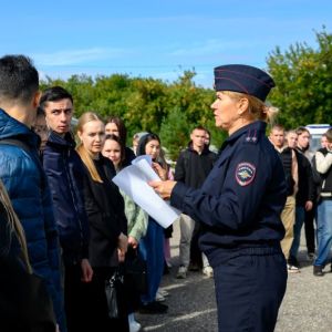 Профориентационное мероприятие на базе полка ППС полиции УМВД России по г. Омску