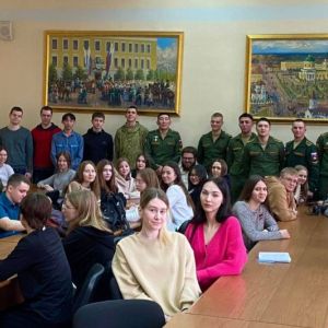 Встреча обучающихся ОмЮК с представителями Омского автобронетанкового инжернерного института.